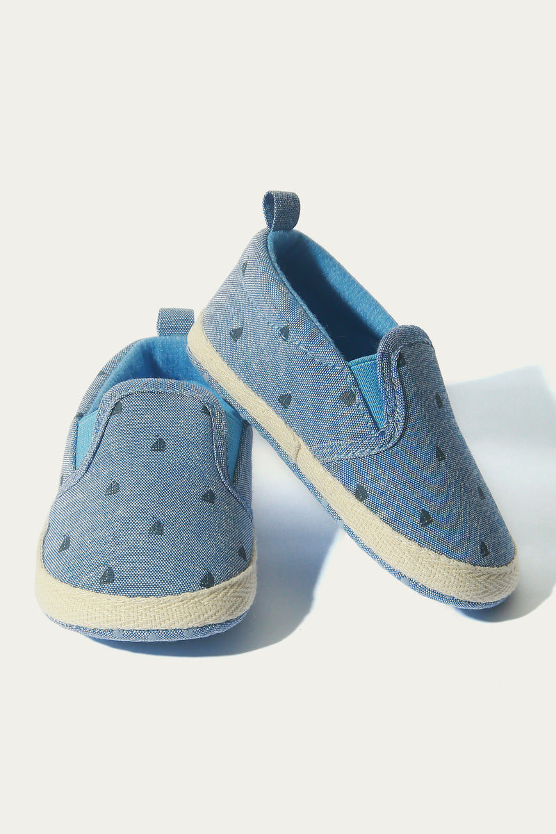 Slip On Shoes - Soft Mix | Blue - Best Kids Clothing Brands In Pakistan Online|Minnie Minors