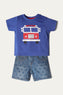 GRAPHIC T-SHIRT & SHORTS (IDTS-070)
