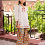 Embroidered Kameez With Farshi Shalwar (DGKS-190)