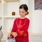 Hand Embroidered Kameez Trousers (GSKH-72)