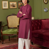 Boys Purple Kurta (KZ-543)