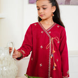 Embroidered Angrakha With Trousers (GSK-649)