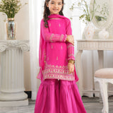 Embellished Kameez, Gharara & Dupatta (GPW-1093)