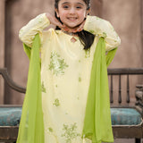 Embroidered Long Shirt With Trousers (GPW2-07)