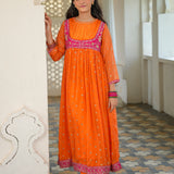 Embellished Jacket Attached With Flared Kameez & Trousers (GPW-S1196)