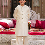 Kurta, Waistcoat & Trousers (FBSKW-887)