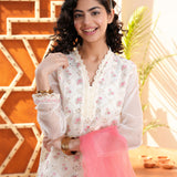 Embellished Kameez, Gharara & Dupatta (GPW-1066)