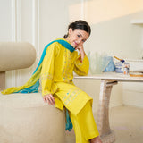 Embroidered Kameez, Trouser & Dupatta (GSK-627)