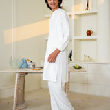 White Kurta & Shalwar (MSKZS-18)