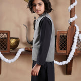 Kurta With Waistcoat & Trousers (MSFBSKW-02)
