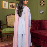 Embroidered Kameez Plazo With Dupatta (GSK-594)