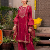 Embellished Kameez, Trousers & Dupatta (GPW-1127)
