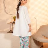 Embroidered Kameez With Printed Shalwar (DGKS-224)
