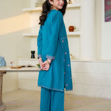 Embroidered Rangeen Kurti & Trouser (RGKS-52)