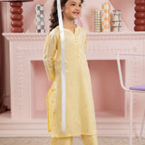 Embroidered Long Shirt With Embroidered Culottes. (ECGW-02)