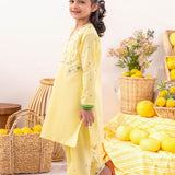 Embroidered Rangeen Kurti With Shalwar Set (RGKS-21)