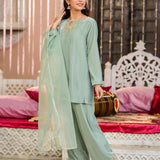 Embellished Kameez, Separate Sleeves & Trousers (GPW-S1132)