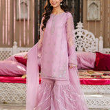 Embellished Kameez, Gharara & Dupatta (GPW-S1114)