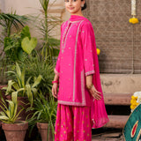 Embellished Kameez, Shalwar & Dupatta (GPW-S1131)