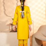 Embroidered Shirt With Loose Embroidered Bottom (RGKS2-08)
