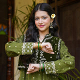 Embellished Jacket With Flared Kameez & Trousers (GPW-1198)