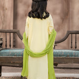 Embroidered Long Shirt With Trousers (GPW2-07)