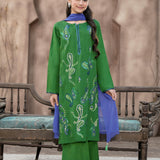 Embroidered Long Shirt With Bootcut Pants (GPW2-05)