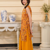 Printed Embellished Kameez With Palzo (DGFS-18)