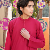 Deep Red Kurta (MSKZB-27)