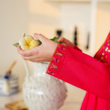 Rangeen Kurti With Embroidered Waistcoat & Gharara (RGKS-49)