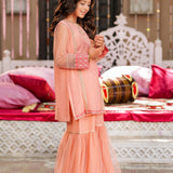 Embellished Kameez, Gharara (GPW-1112)
