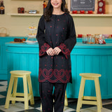Embroidered Kameez With Shalwar (SSEGKS-34)