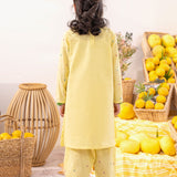 Embroidered Rangeen Kurti With Shalwar Set (RGKS-21)