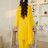 Hand Embroidered Kameez & Shalwar With Dupatta (GSKH-70)