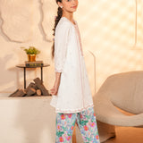 Embroidered Kameez With Printed Shalwar (DGKS-224)