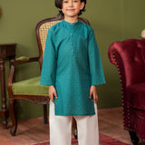 Boys Teal Kurta (KZ-541)