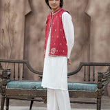 Embroidered Waistcoat And Emb Inner (Shirt And Trousers) (FBKSW2-02)