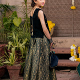 Embellished Top, Separate Sleeves & Lehnga (GPW-1120)