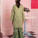 Printed Trousers With Embroidered Shirt (DGKS-188)