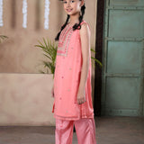 Embellished Kameez With Separate Sleeves & Trousers (GPW-1088)