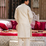 Kurta, Waistcoat & Trousers (FBSKW-887)