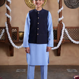 Kurta With Waistcoat & Trousers (MSFBSKW-03)