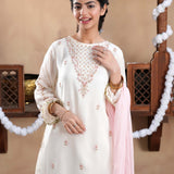 Embellished Kameez, Gharara & Dupatta (GPW-S1082)