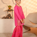 Embroidered Shirt And Gharara (DGKS-216)