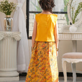 Embroidered Top With Lehenga (DGFS-14)