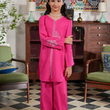 Hand Embroidered Kameez With Trousers (GSKH-52)