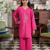 Hand Embroidered Kameez With Trousers (GSKH-52)