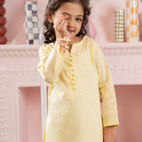 Embroidered Long Shirt With Embroidered Culottes. (ECGW-02)