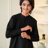 Black Kurta & Trousers (MSKZS-19)
