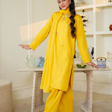 Hand Embroidered Kameez & Shalwar With Dupatta (GSKH-70)